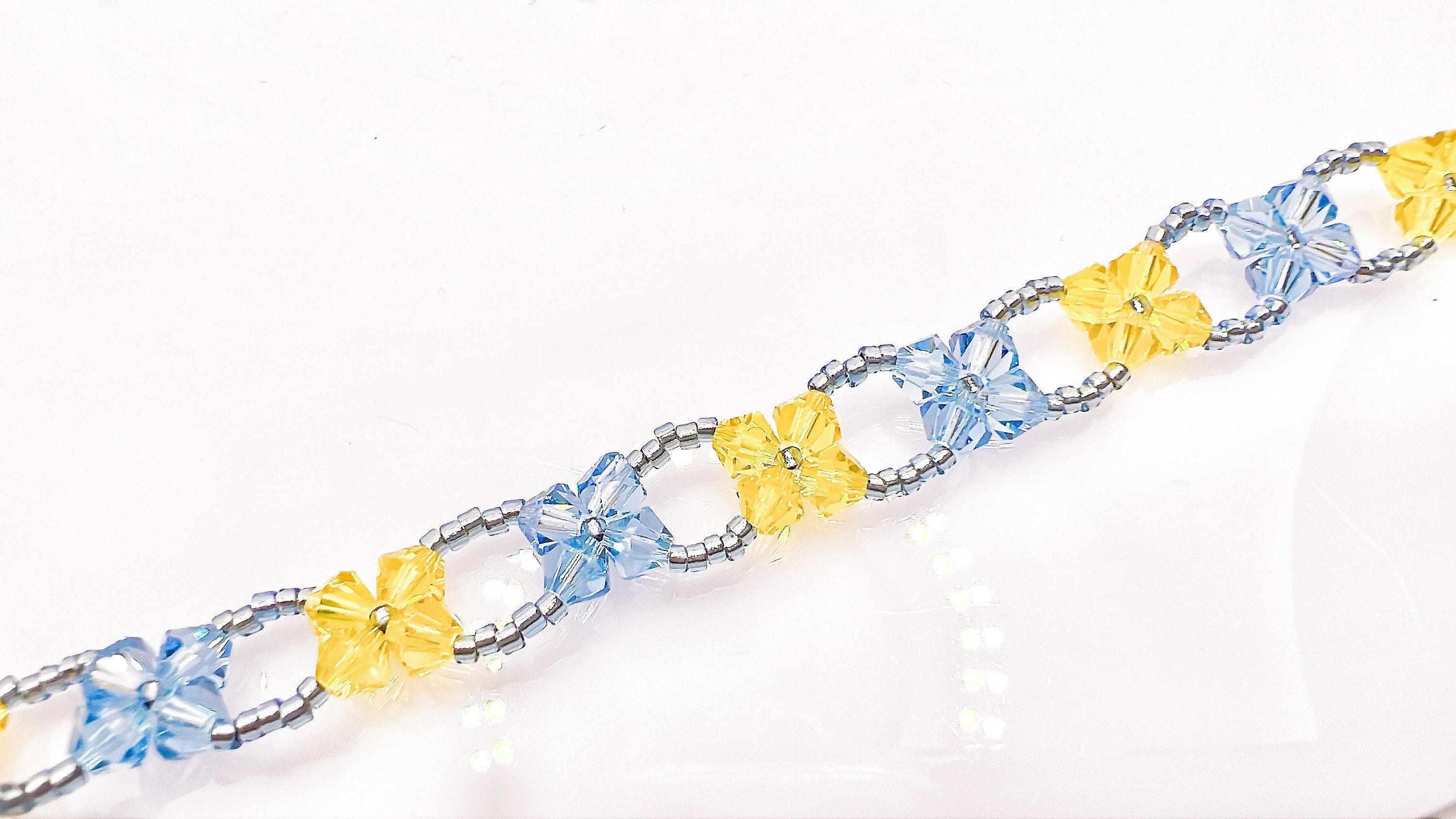 Forget me not 2024 flower bracelet